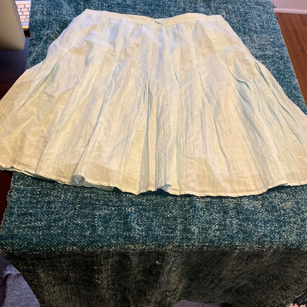 Gorgeous JJill light blue cotton skirt. Size 8